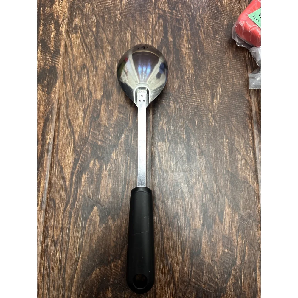 Vintage Smartliving Stainless Steel Serving Spoon‎ Black Handle